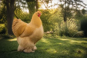 La poule Cochin : géante au plumage doux