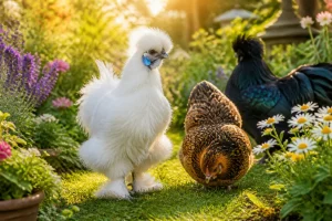 Poules d'ornement : charme et diversité pour votre jardin